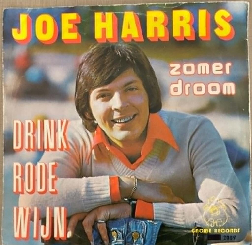 Joe Harris  "Drink Rode Wijn", Levenslied of Smartlap, Fotohoes, Ophalen of Verzenden, 1970 - 1979