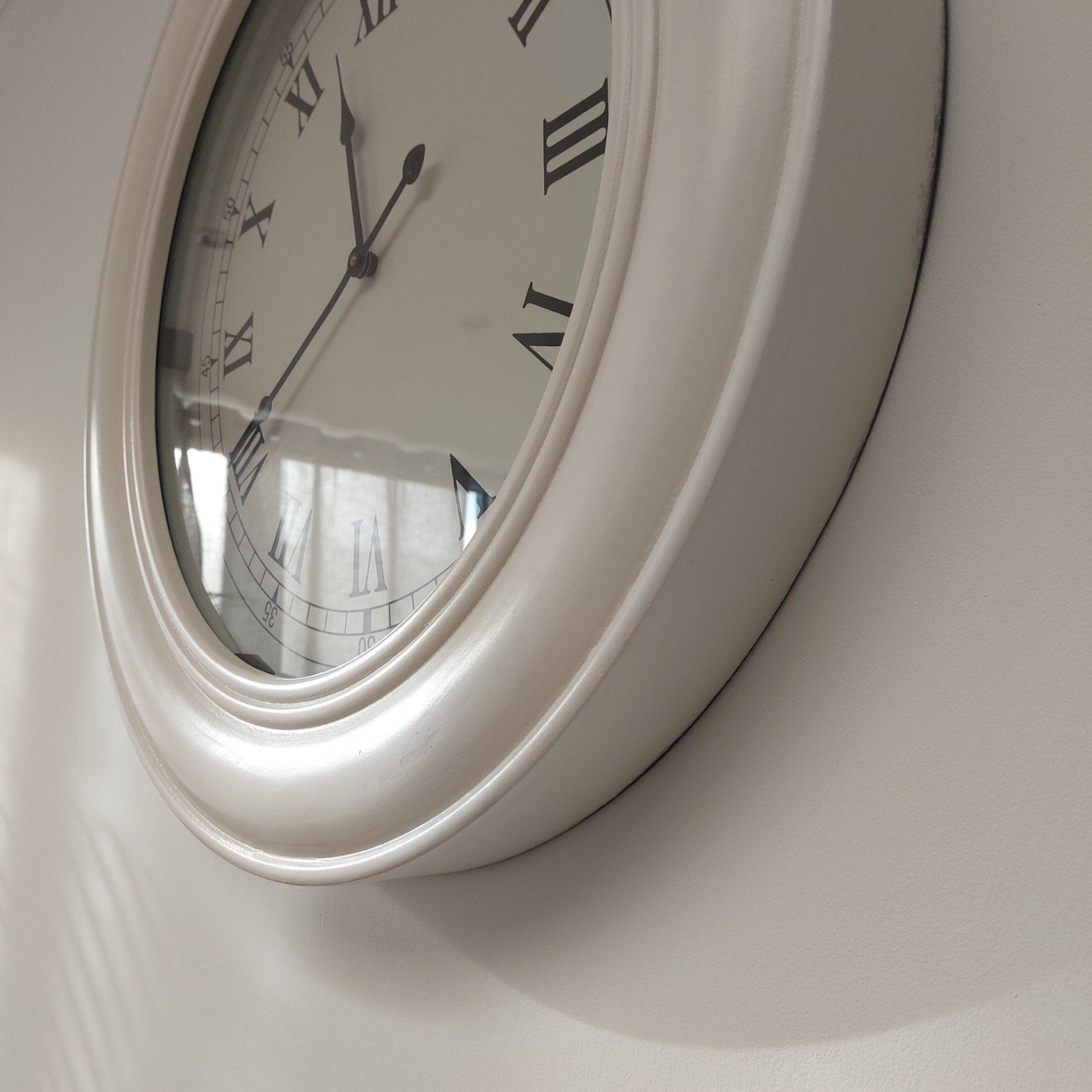 massief hangklok , merk Richmond beige kleur, Hout, Zo goed als nieuw, Ophalen, Beige