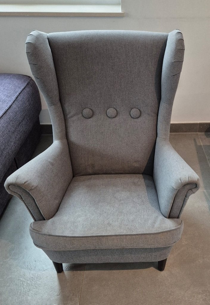 Kinderfauteuil Ikea Strandmon, Huis en Inrichting, Ophalen, Gebruikt, Minder dan 75 cm, Stof