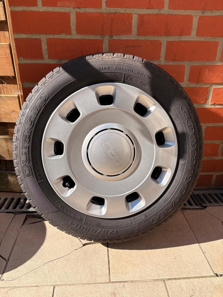 Fiat 500 velgen in zeer goede staat, Ophalen, All Season, Band(en)
