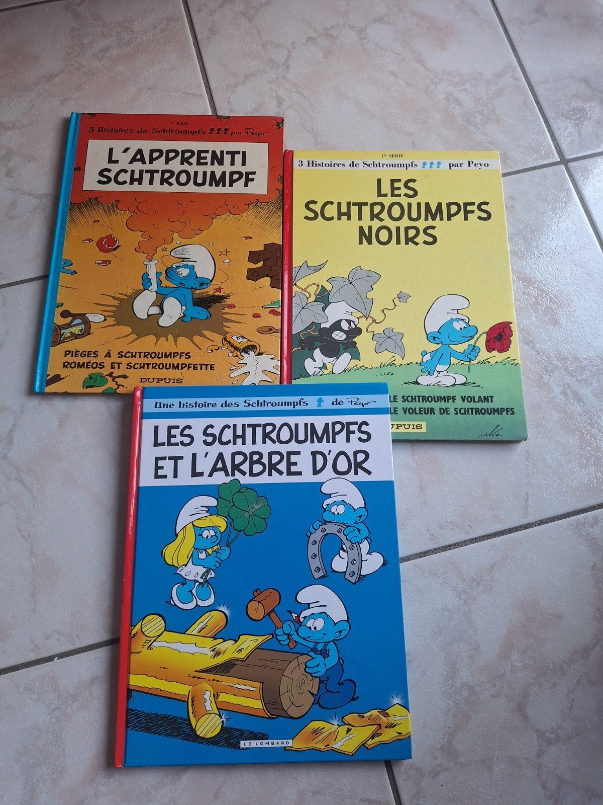 Lot de 3 Bd Les Schtroumpfs pour 12€, Plusieurs BD, Enlèvement, Utilisé