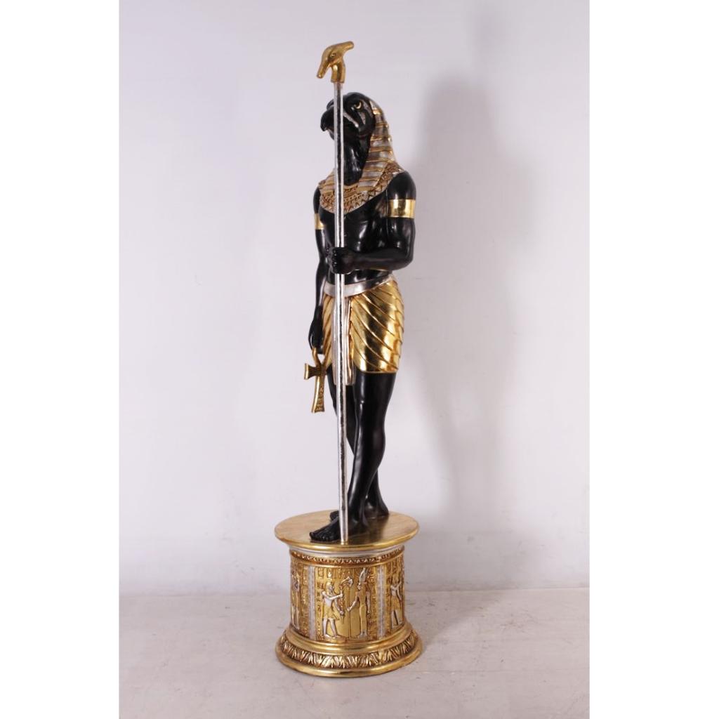 Egyptisch Horus beeld 193 cm - egyptisch horusbeeld op base, Ophalen, Nieuw