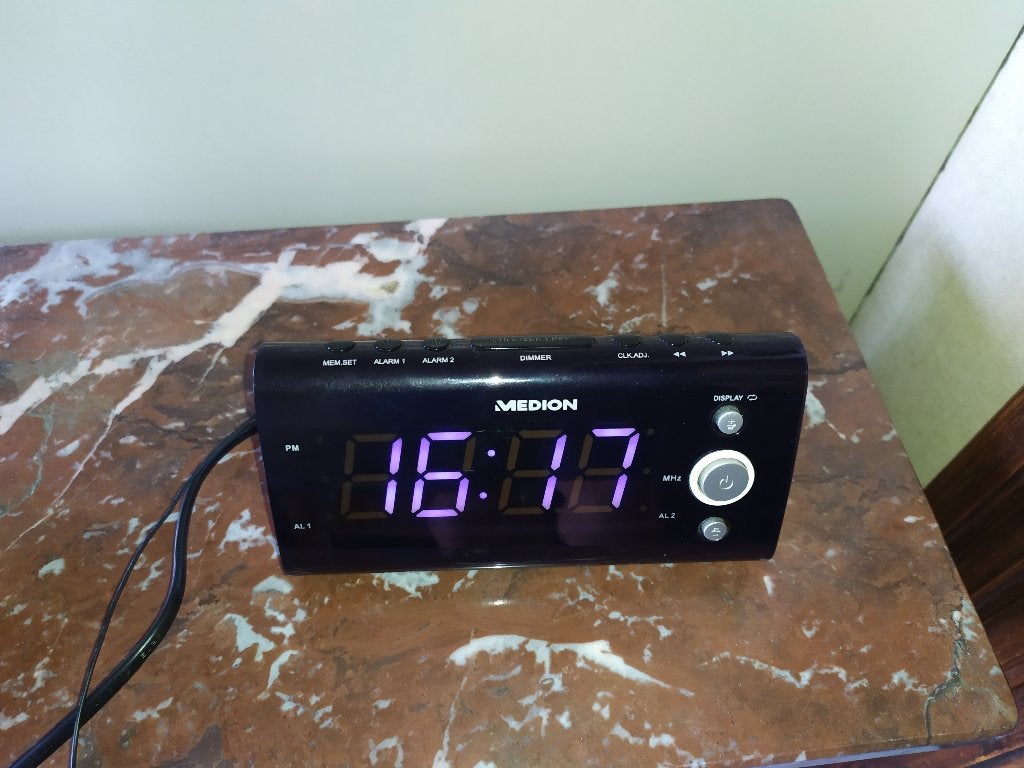 Medion wekkerradio, Elektronische apparatuur, Ophalen of Verzenden, Zo goed als nieuw, Digitaal