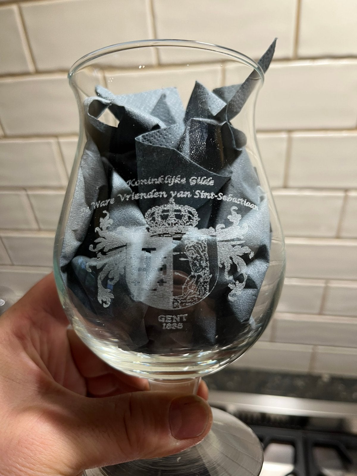 Duvel - Koninklijke gilde, Ophalen of Verzenden, Nieuw, Bierglas