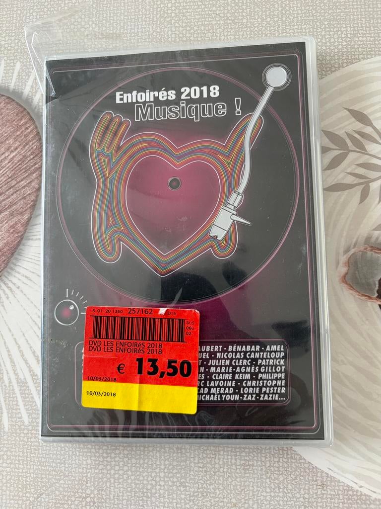 Double DVD du spectacle des Les Enfoirés 2018 – Musique, CD & DVD, Enlèvement ou Envoi, Comme neuf