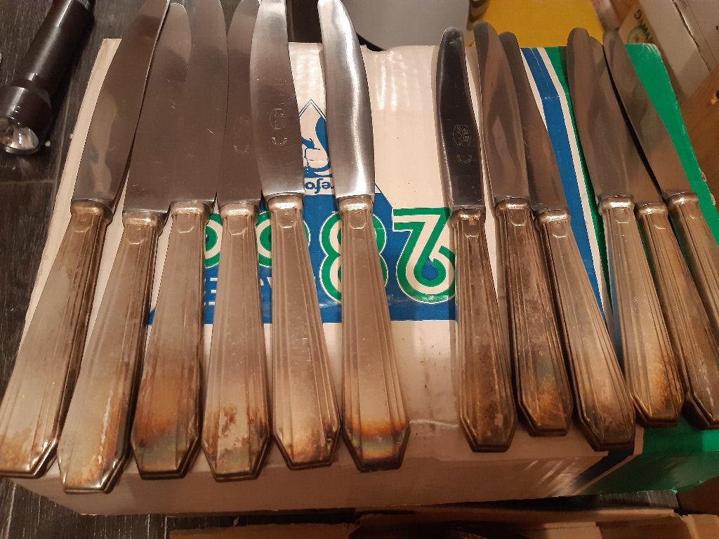 Couverts argent estampillés 100., Antiquités & Art, Enlèvement