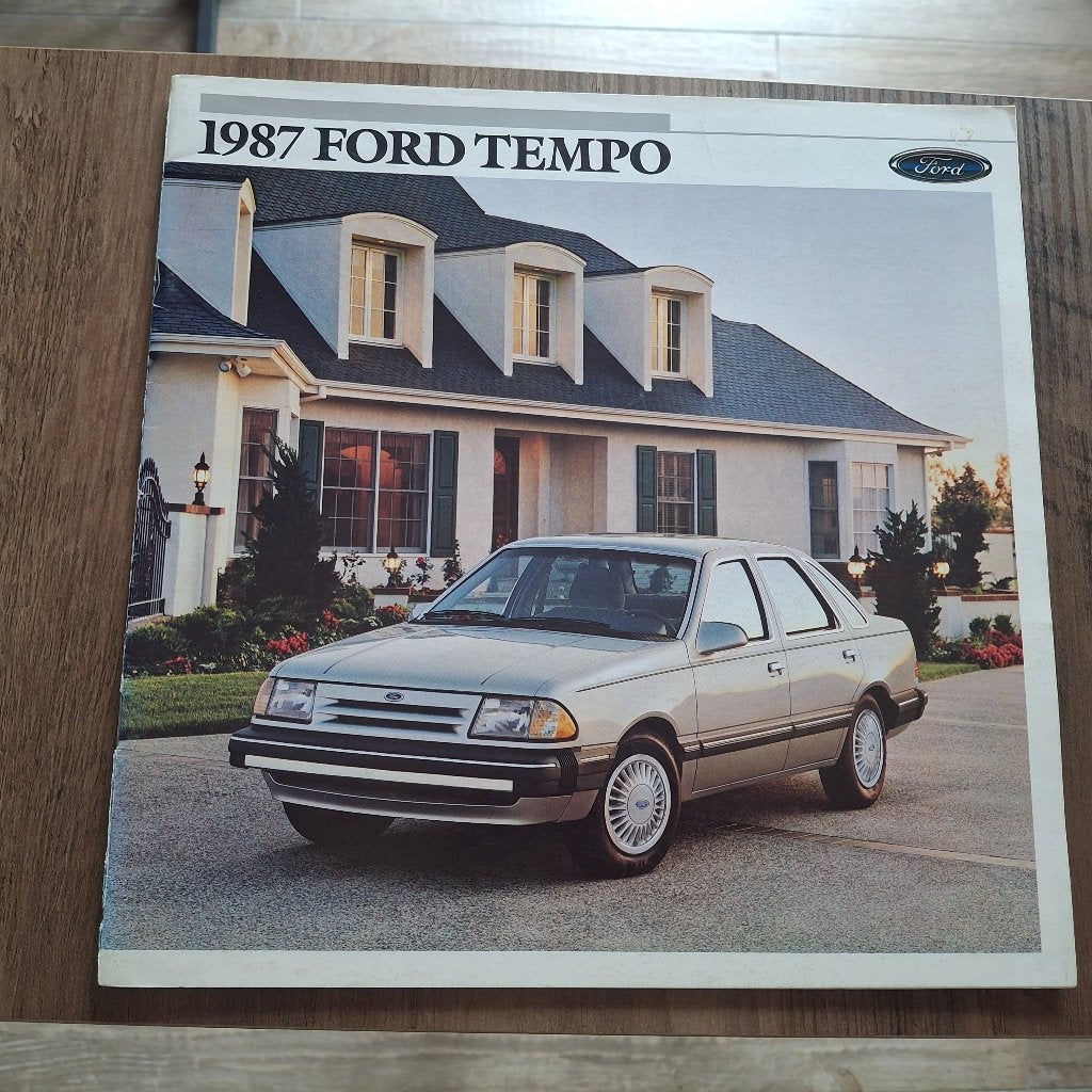 1987  FORD  TEMPO, Boeken, Auto's | Folders en Tijdschriften, Ophalen of Verzenden, Nieuw, Ford