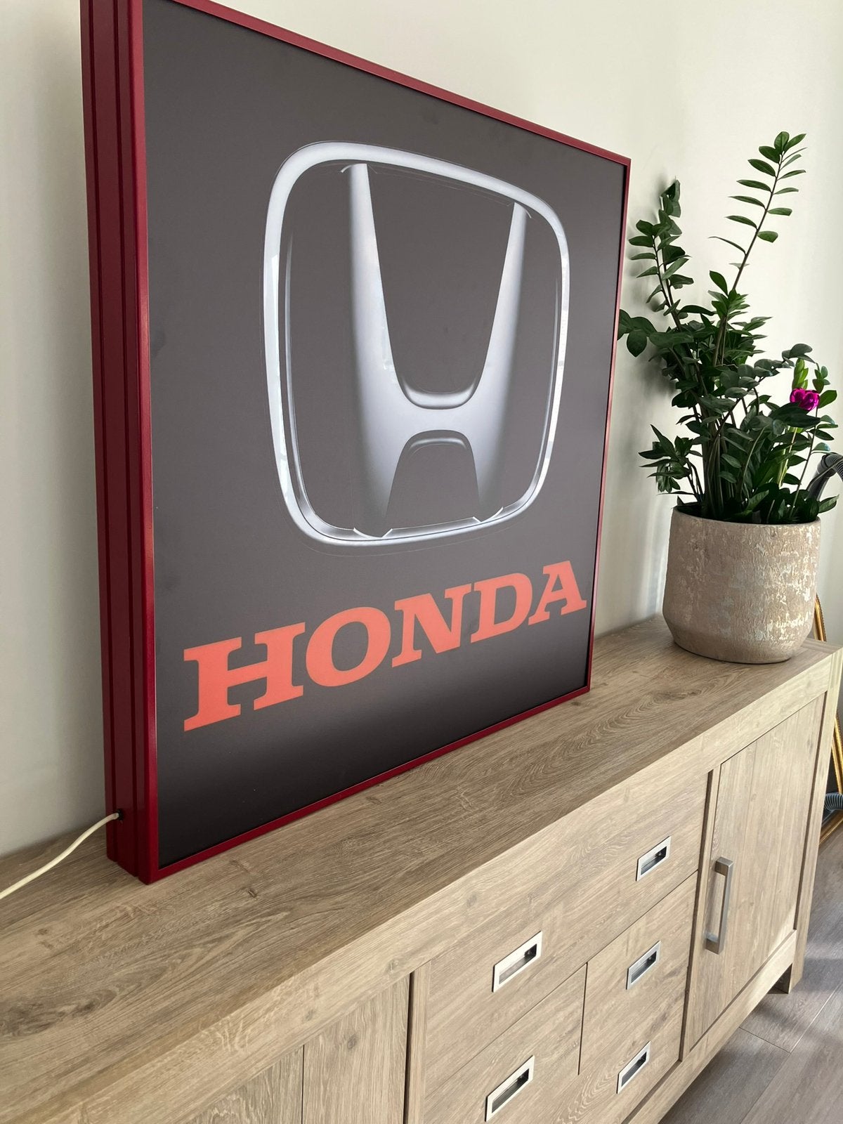 Lichtreclame lichtbak Honda, Ophalen, Zo goed als nieuw