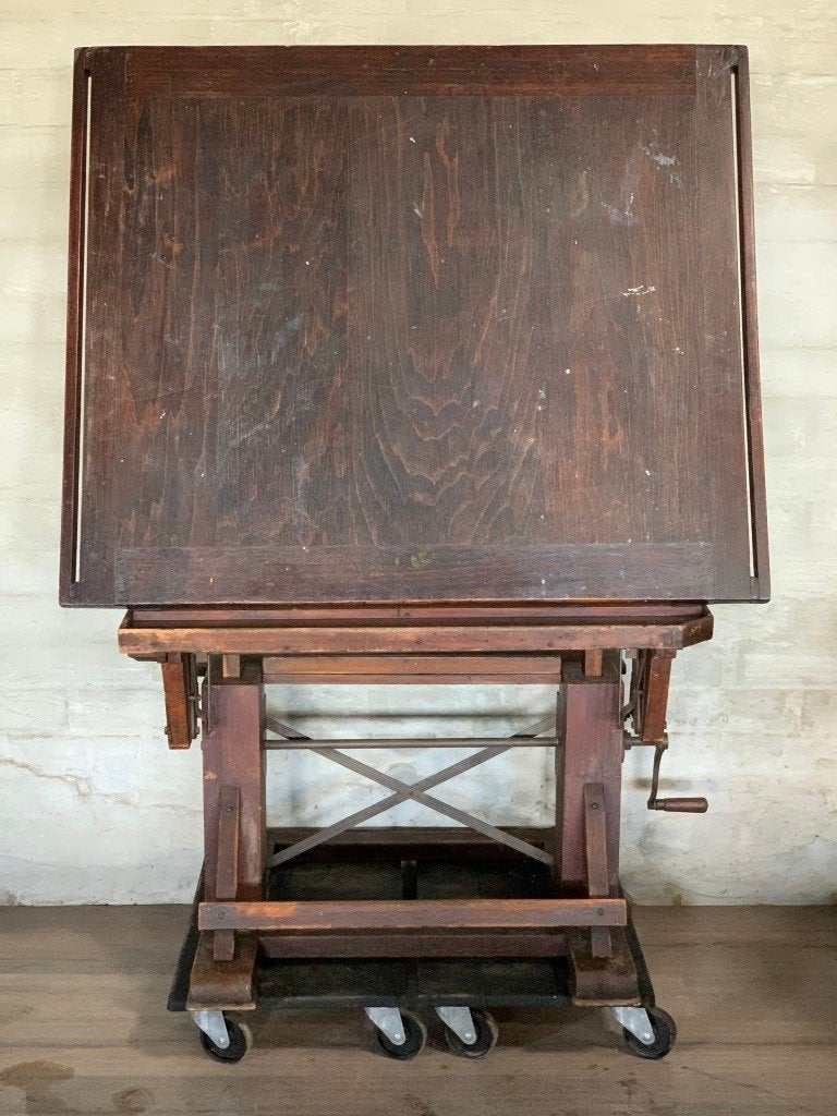 Antieke tekentafel - in perfecte authentieke staat, ., Ophalen of Verzenden, Zo goed als nieuw, .