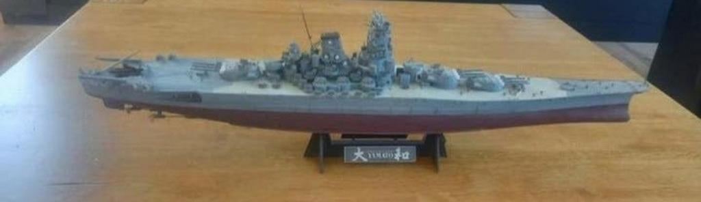 Modelbouw Japanse militaire boot Yamato, Ophalen