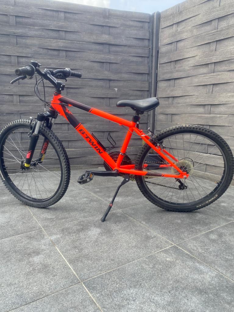 B-Twin Rockrider 500.  24 inch jongensfiets, B-twin, Vitesses, 24 pouces, Comme neuf