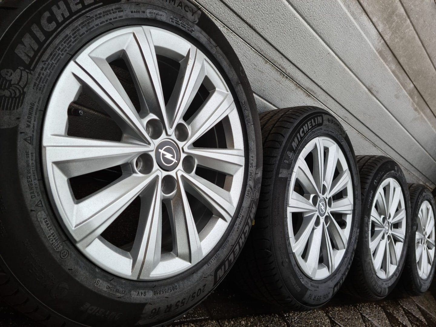 Nieuwe set 16 inch Opel Astra L velgen Michelin zomerbanden, -, Banden en Velgen, Nieuw, Zomerbanden