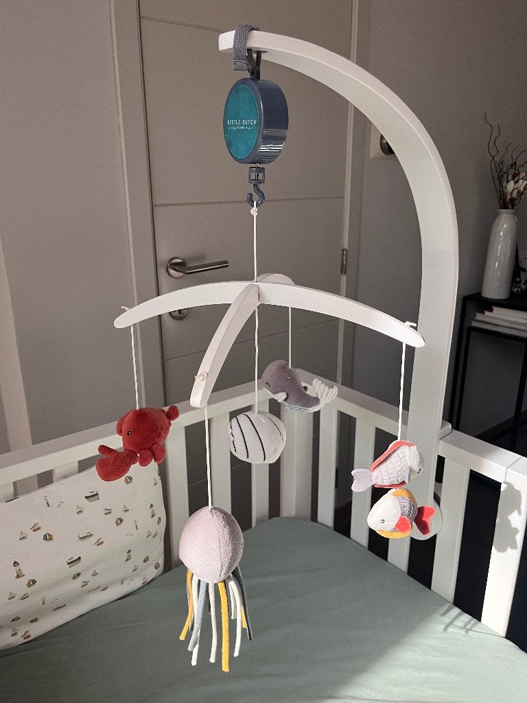 Mobiel Little Dutch, Kinderen en Baby's, Ophalen, Zo goed als nieuw, Mobiel, Met geluid