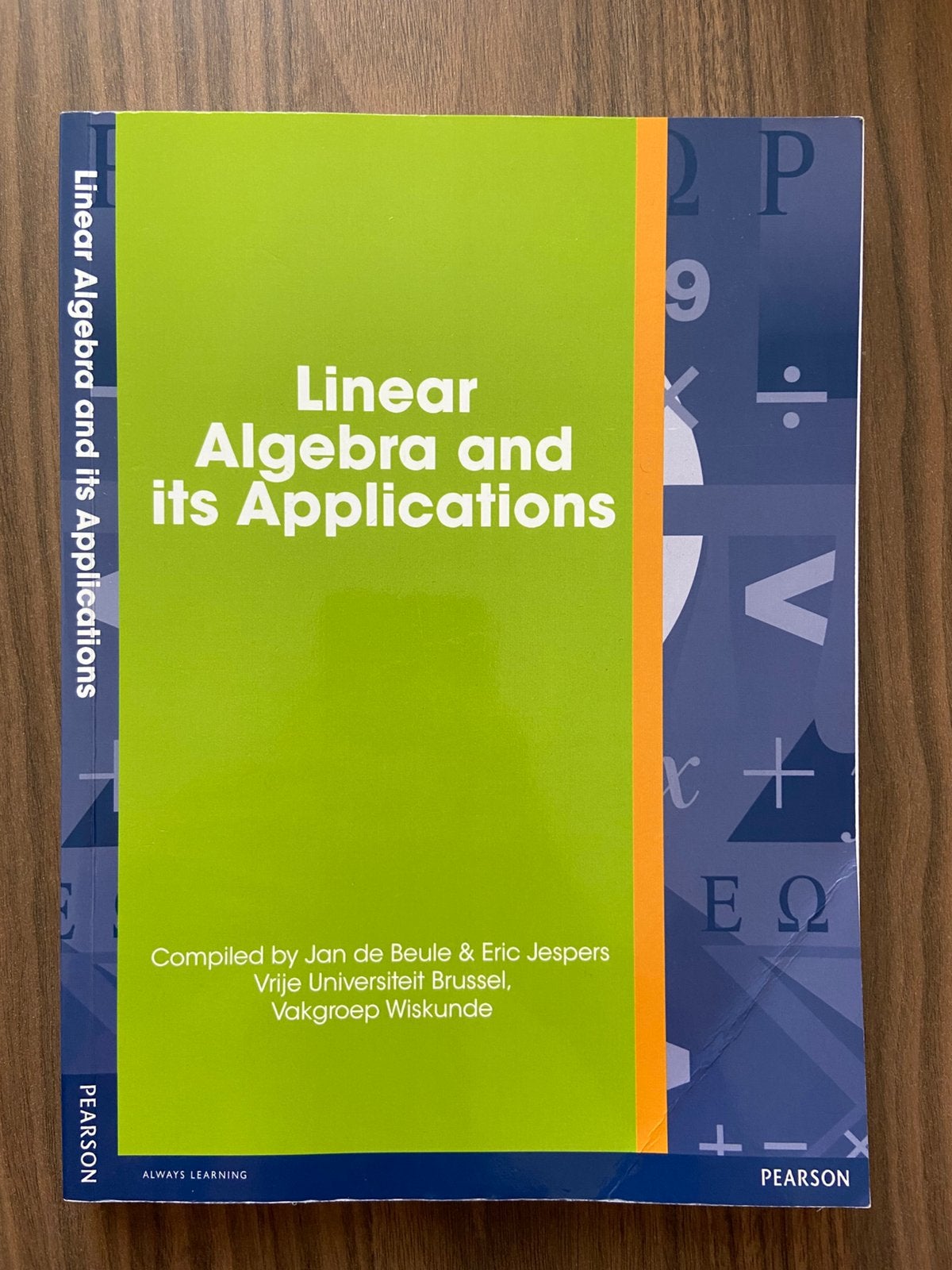 Linear Algebra and Its Applications Pearson, Enlèvement ou Envoi, Comme neuf, Autres niveaux