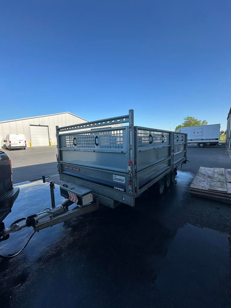 Brian James cargo tipper 3,5ton, Autos : Divers, Remorques, Comme neuf, Enlèvement