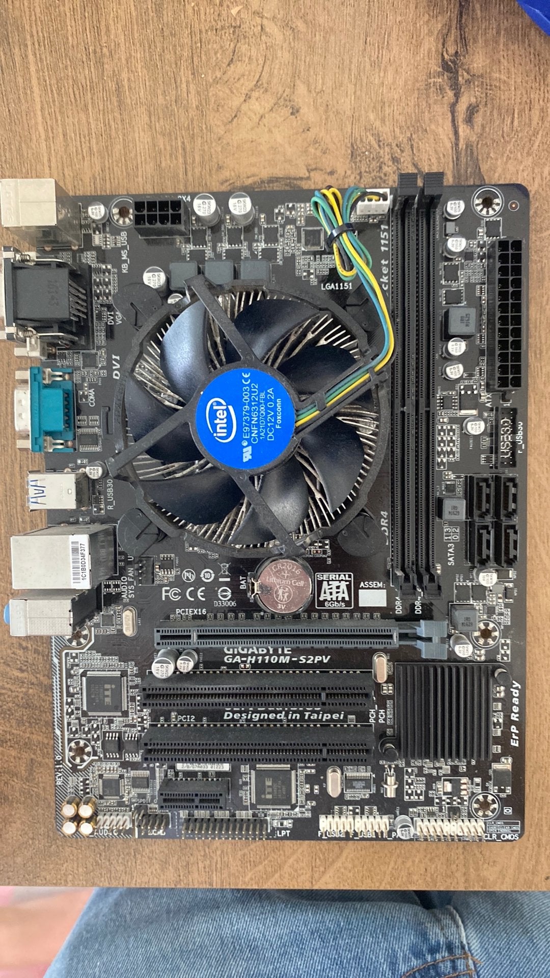 GIGABYTE Ga-H110M, Computers en Software, Moederborden, Ophalen, Gebruikt, Intel, DDR4