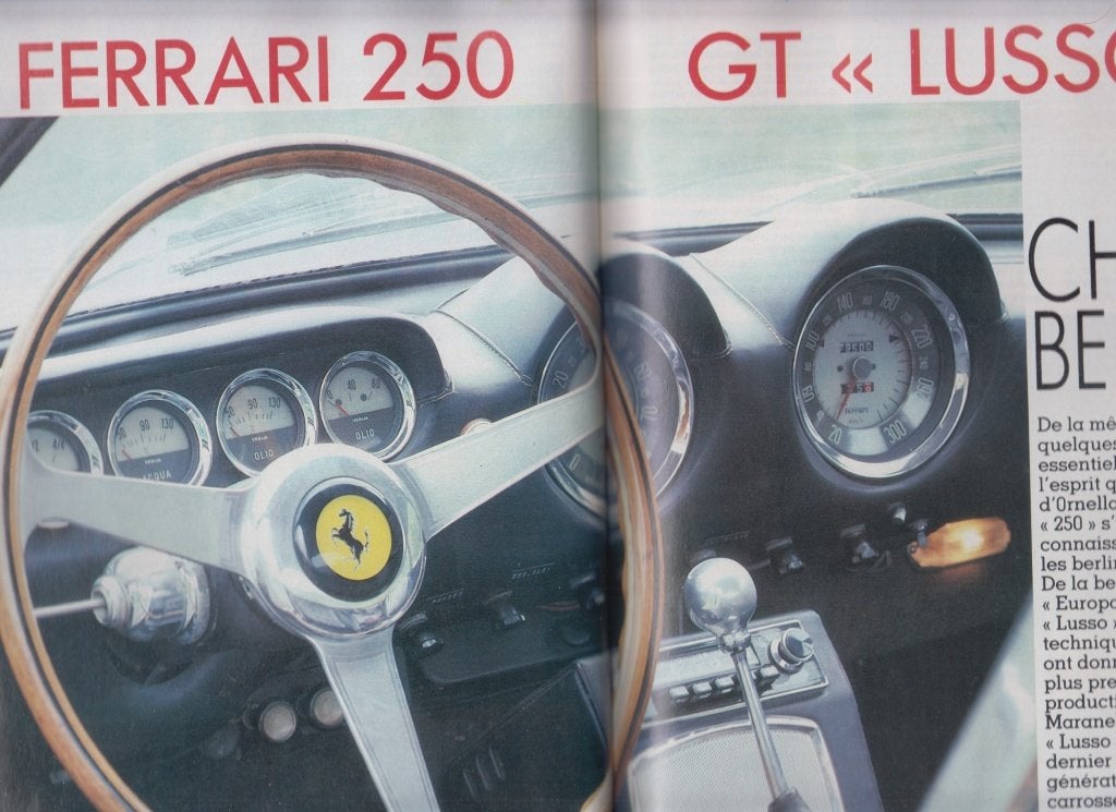 Ferrari 250 GT Lusso voiture de collection, Envoi, Utilisé, Ferrari