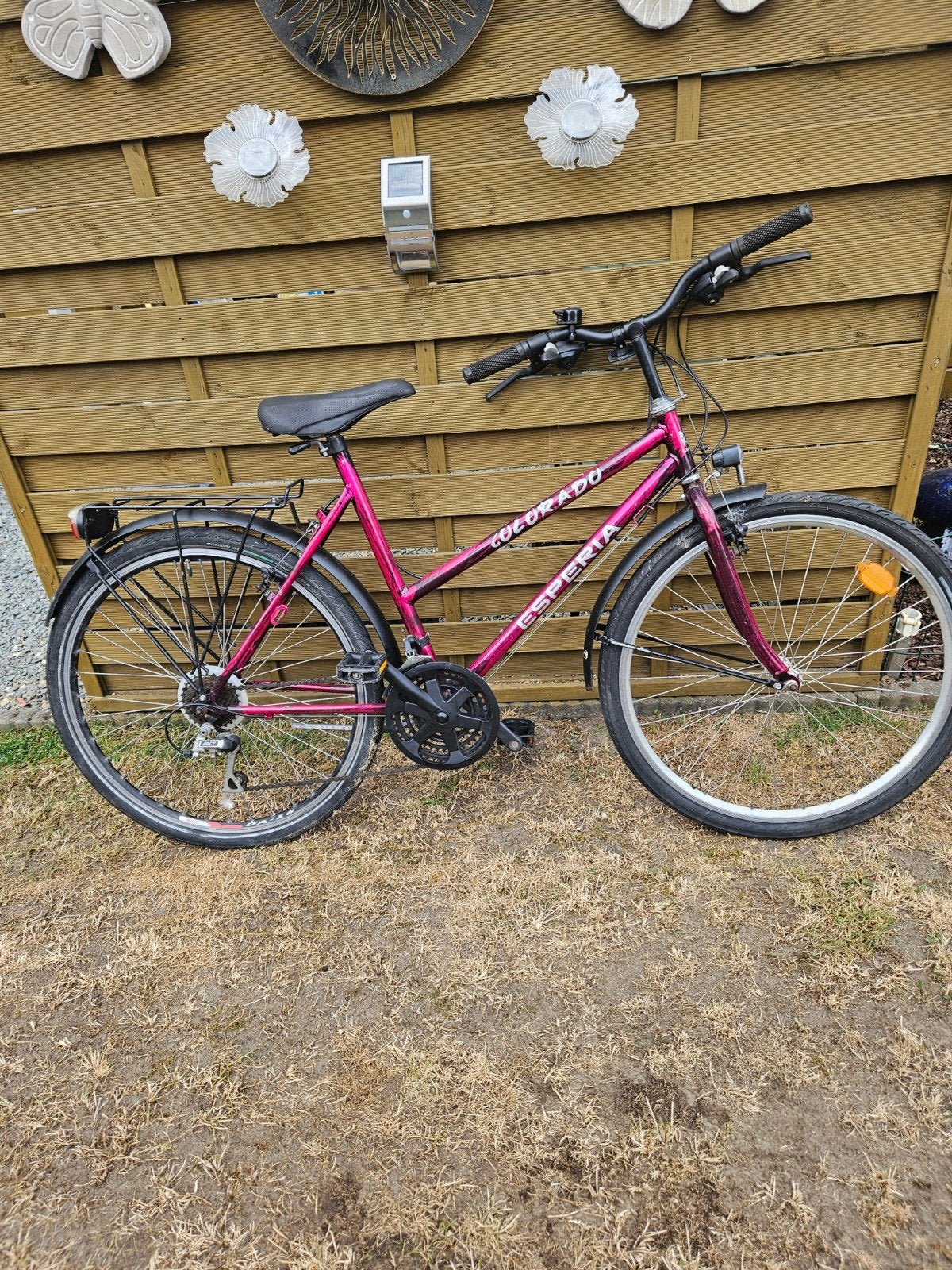 dames fiets 26 inch, Fietsen en Brommers, Gebruikt, 26 inch, Velgrem, 15 tot 20 versnellingen