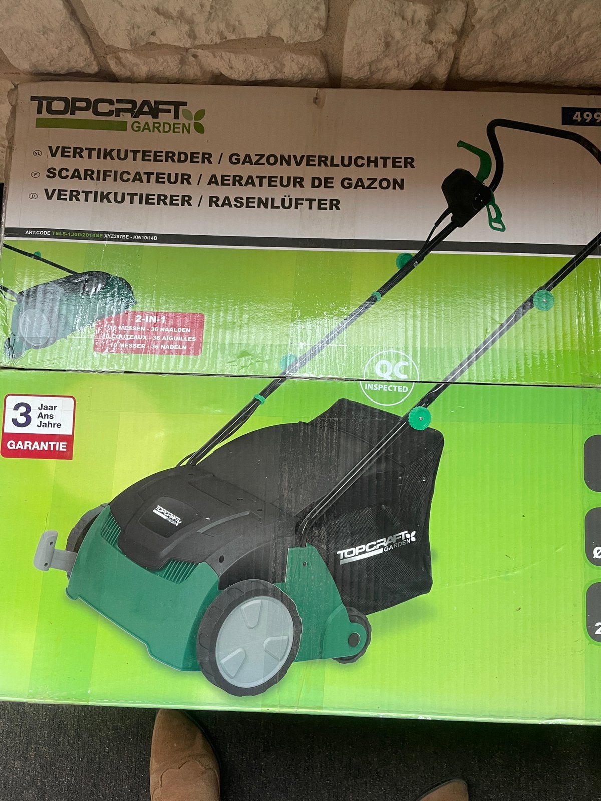 NIEUW Topcraft verticuteermachine, Ophalen, Nieuw, Elektrisch
