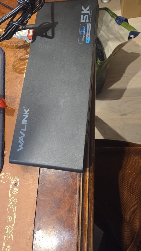 WAVLINK DisplayLink Docking Station, Dual 4K and Single 5K, Ophalen, Zo goed als nieuw, Docking station
