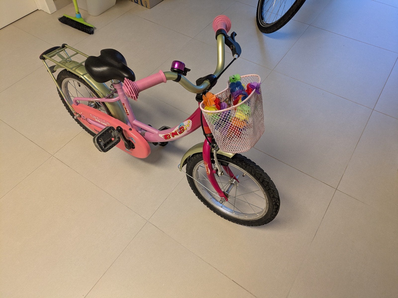 Meisjes fiets, Ophalen, Gebruikt, Terugtraprem, 16 tot 20 inch
