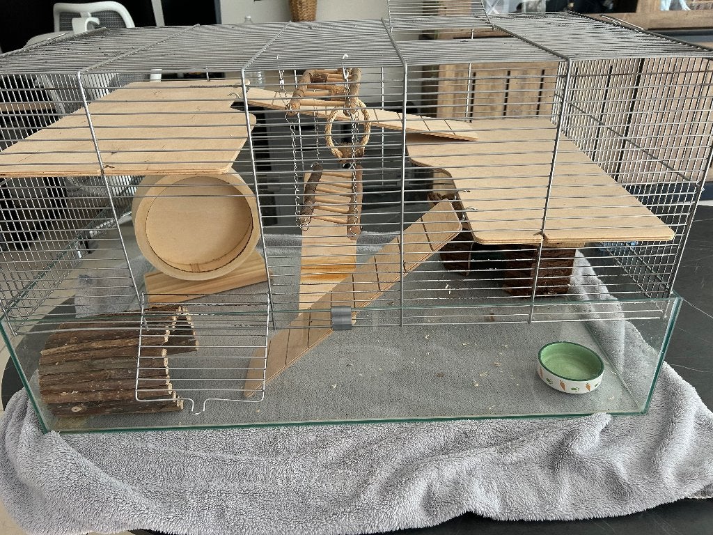 Hamster kooi, Kooi, Gebruikt, Hamster, 75 tot 110 cm