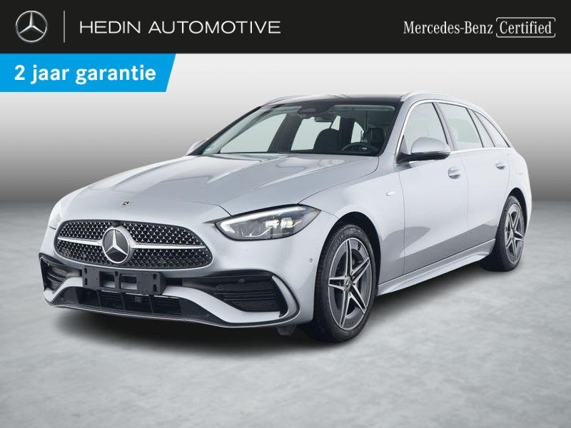 Mercedes-Benz C-klasse 300 DE Break AMG Line | Panoramisch D, Auto's, Automaat, 197 pk, Zwart, Automatische klimaatregeling