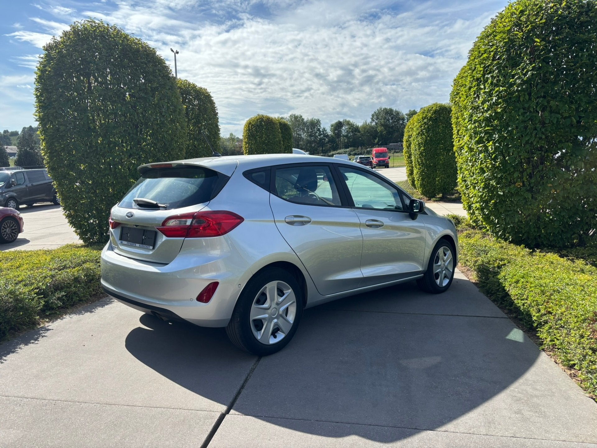 Ford Fiesta EcoBoost business class (bj 2020, automaat), Auto's, Automaat, Stof, Gebruikt, Overige kleuren