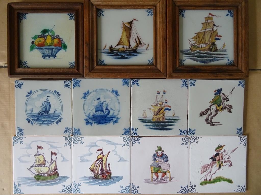 Vintage tegel Makkum tegel Tichelaar Makkum 19 euro per stuk, Ophalen of Verzenden