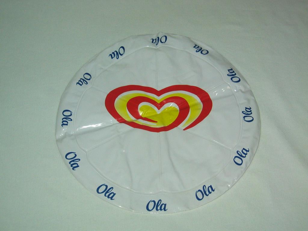 Opblaasbare Pool Drink Holder / Frisbee OLA – Reclame Gadget, Ophalen of Verzenden, Gebruikt, Gebruiksvoorwerp