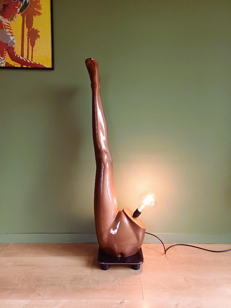 Originele lamp, upcycled paspop., Huis en Inrichting, Ophalen, Popart