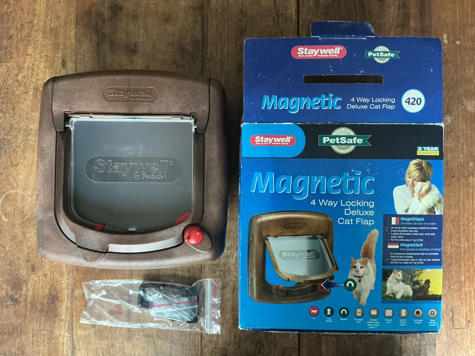 Magnetisch kattenluik Staywell Petsafe, Animaux & Accessoires, Enlèvement, Comme neuf