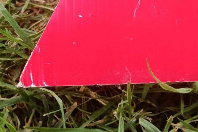Panneau de signalisation Chouffe, Envoi, Utilisé