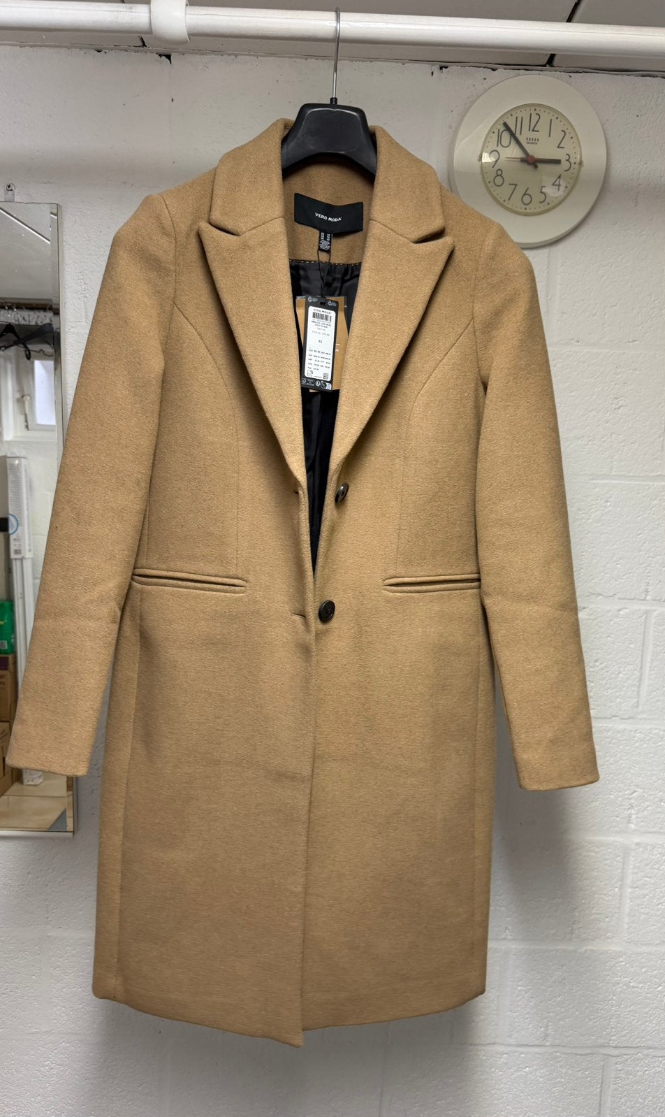 Manteau Camel XS NEUF, Kleding | Dames, Ophalen, Nieuw, Maat 34 (XS) of kleiner, Bruin