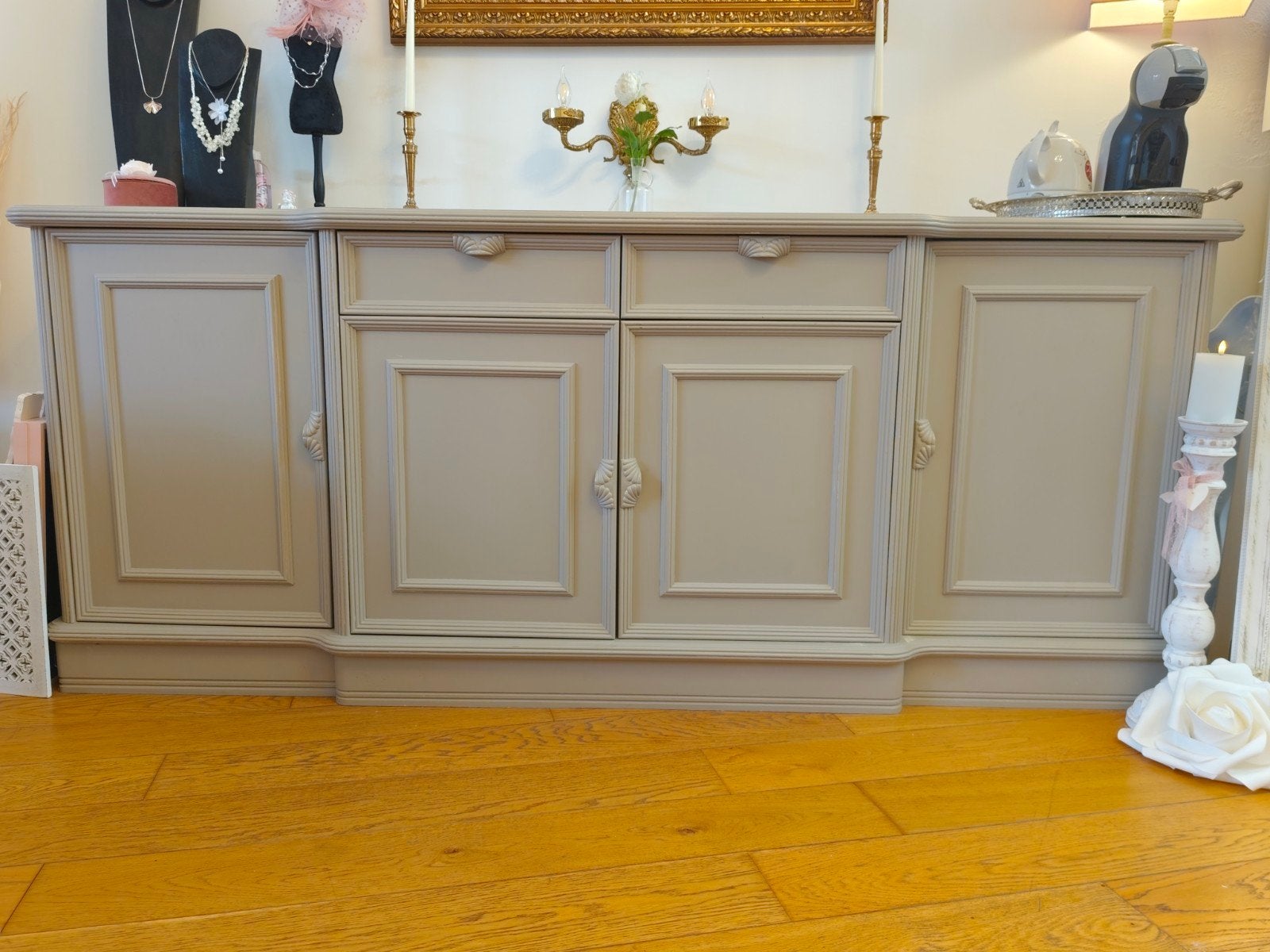 Buffets en bois naturel - vintage, Maison & Meubles, Enlèvement