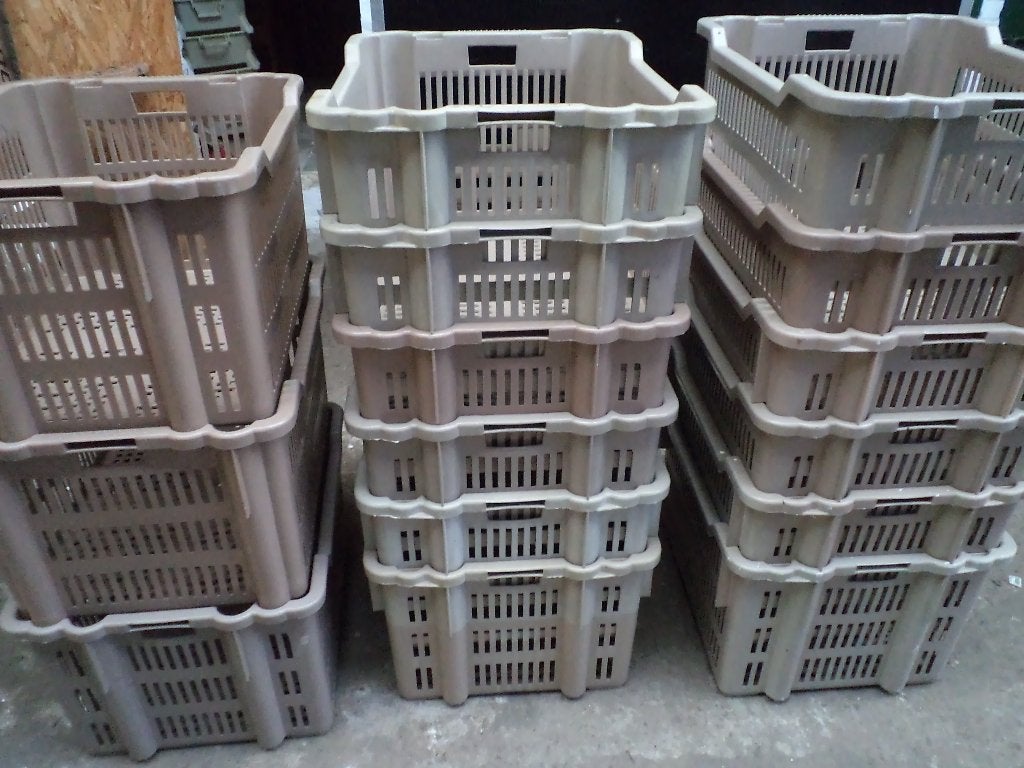 15 Broodkratten / manden 62x50x45 (h) cm, Huis en Inrichting, Ophalen, Kunststof, Gebruikt, Mand