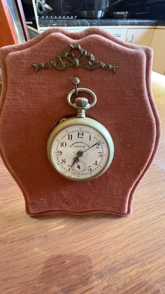 Zakhorloge, Handtassen en Accessoires, Zakhorloge, Staal, 1900 tot 1930, Ophalen