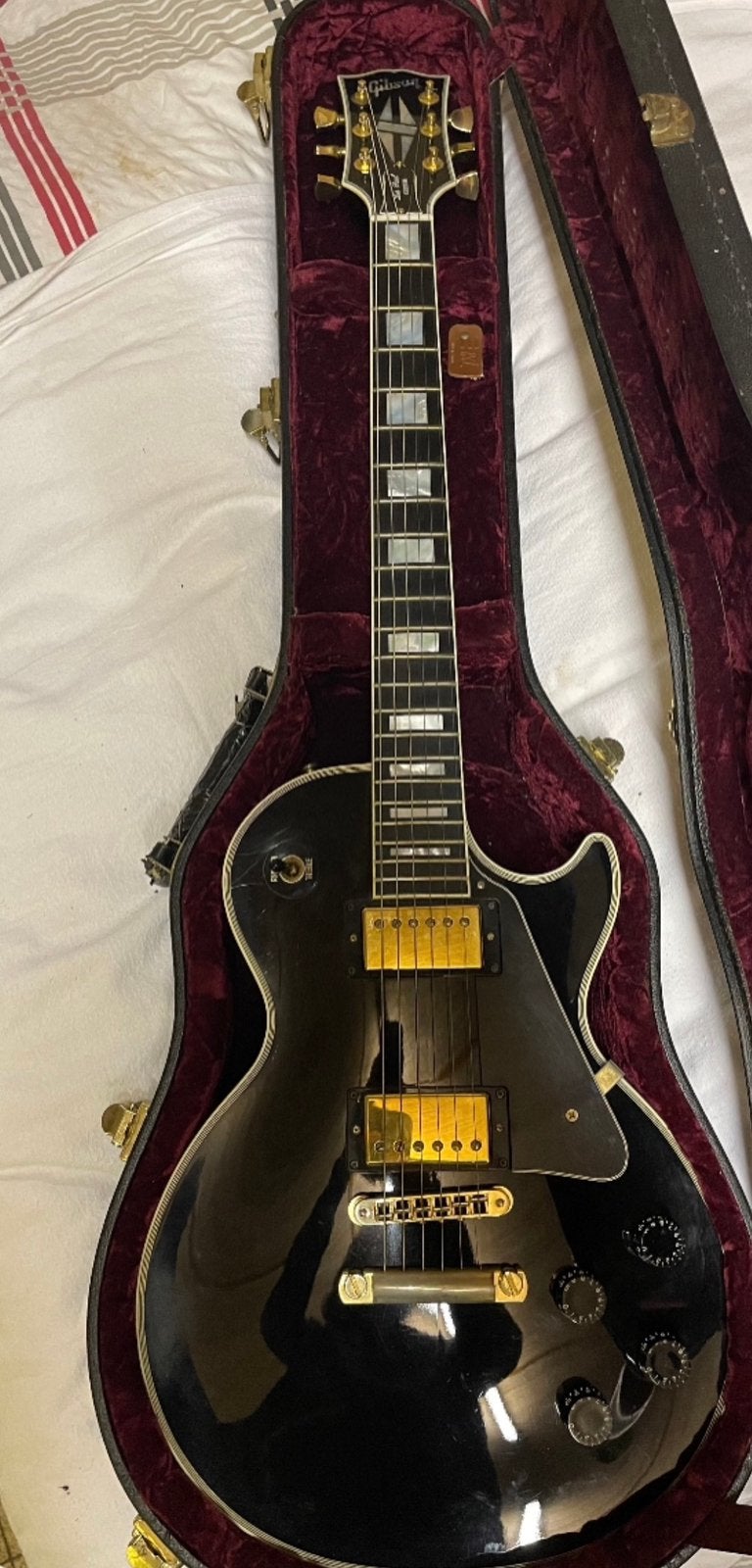 Gibson Les paul custom - Custom shop, Muziek en Instrumenten, Snaarinstrumenten | Gitaren | Elektrisch, Ophalen, Zo goed als nieuw
