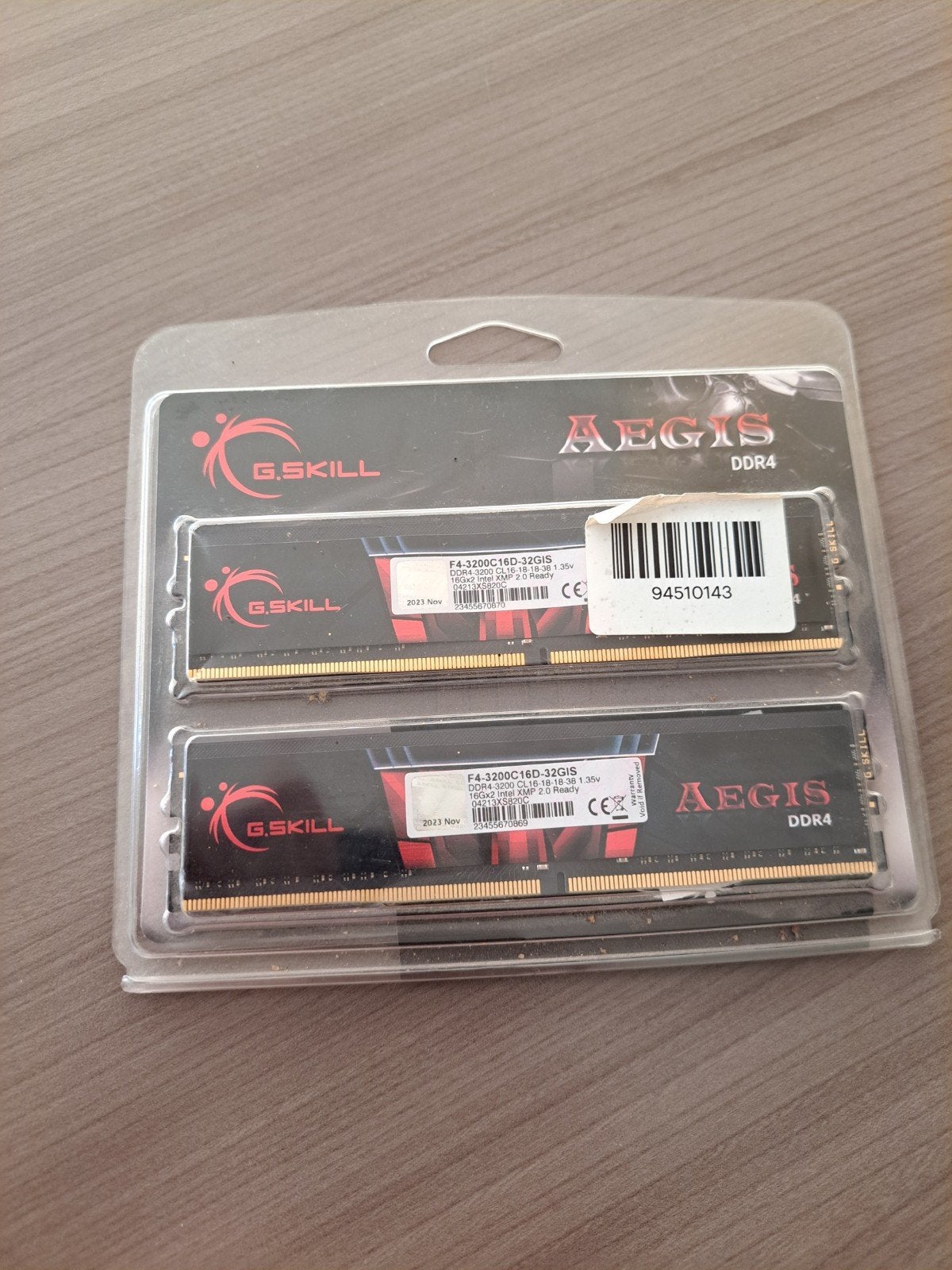 G.Skill Aegis, ongeopend nieuw., Neuf, 32 GB, Enlèvement ou Envoi, DDR4