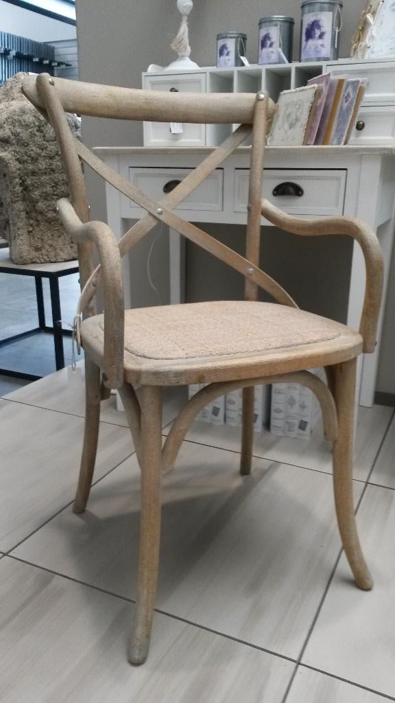 Houten sierstoel, Huis en Inrichting, Stoelen, Ophalen, Bruin, Nieuw, Landelijk