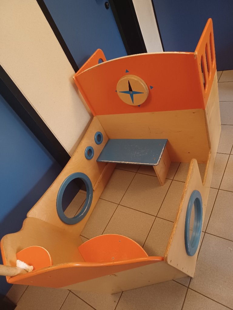 Houten boot meubilair, Ophalen, Oranje, Gebruikt, Overige merken
