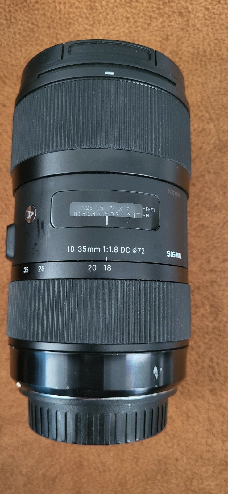 Sigma 18-35 mm F/1.8 DC HSM Art Canon EF-S, comme neuf, Enlèvement ou Envoi, Comme neuf, Objectif grand angle, Zoom