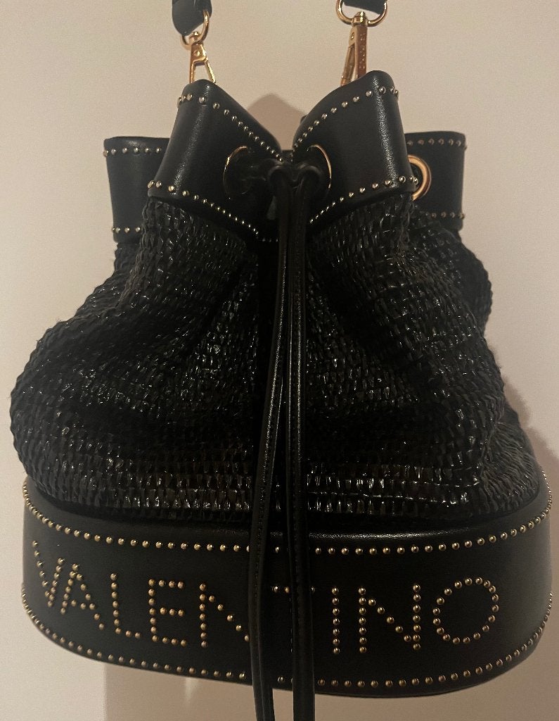 Sac seau Valentino, Enlèvement, Utilisé, Noir, Sac à bandoulière