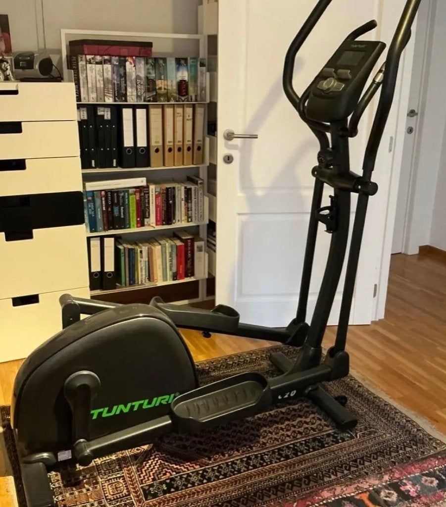 Tunturi C20 Crosstrainer te koop, zo goed als nieuw., Comme neuf, Enlèvement, Autres matériaux, Vélo elliptique