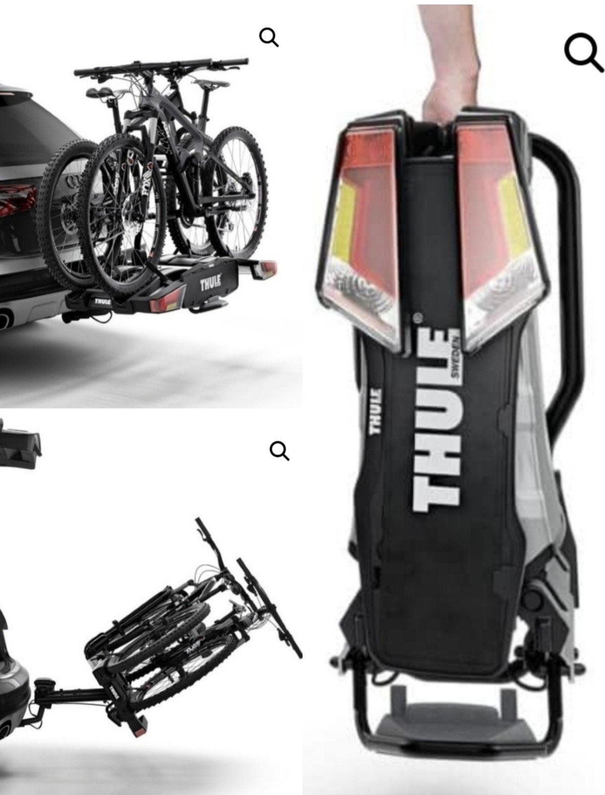 porte vélo Thule en location, Autos : Divers, Porte-vélos, Enlèvement, 2 vélos