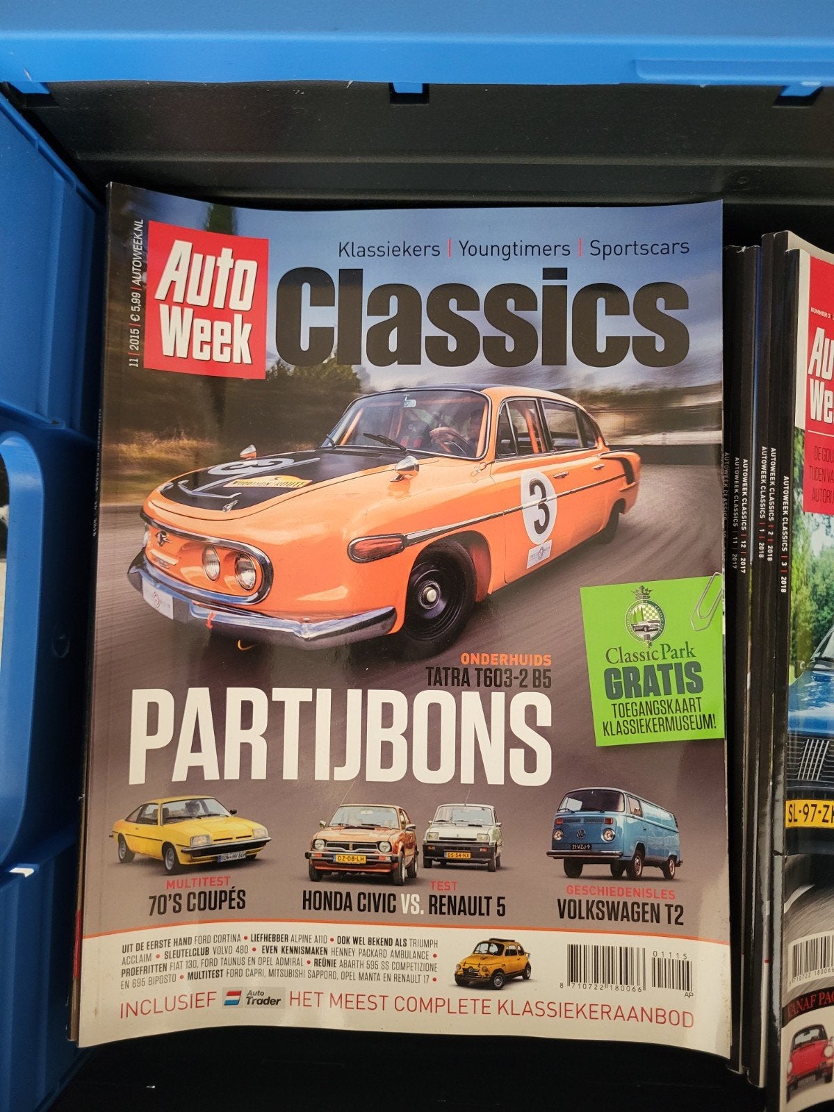 100-tal Auto Week Classics magazines, Ophalen, Gelezen