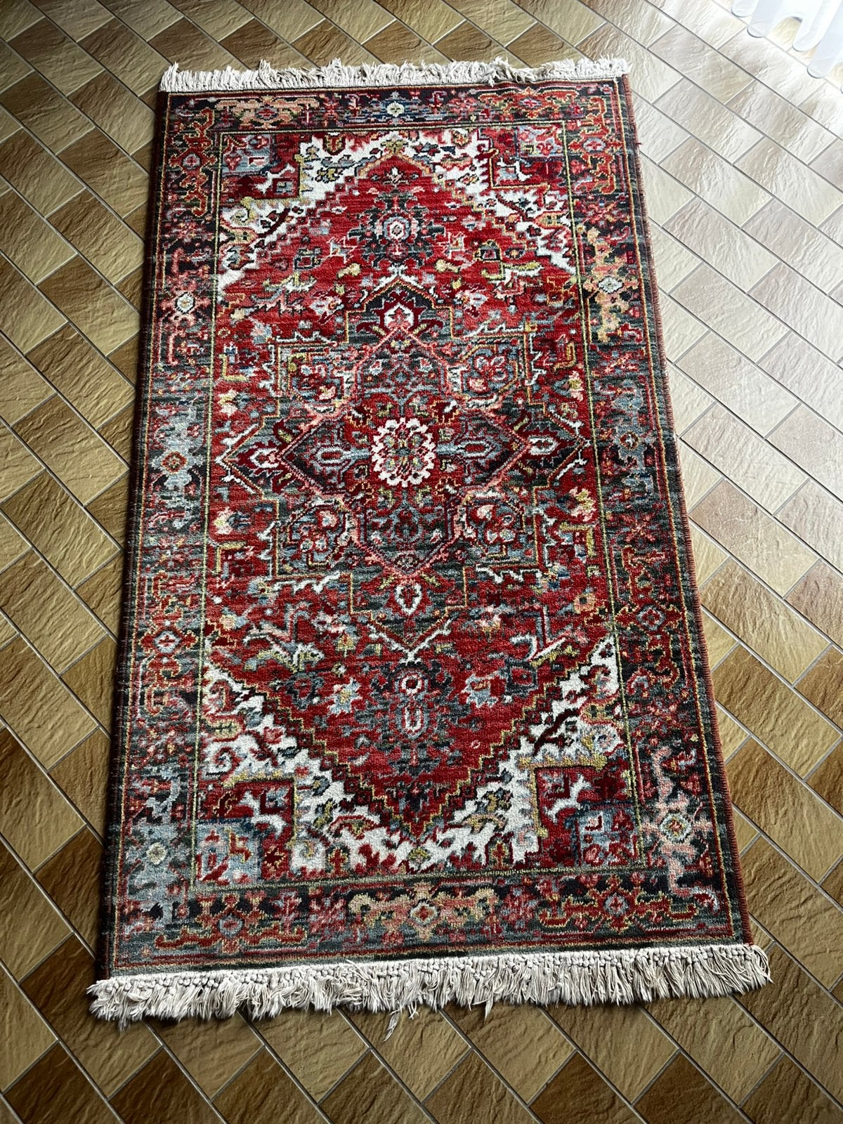 tapijt, Huis en Inrichting, Stoffering | Tapijten en Vloerkleden, Ophalen, Gebruikt, Overige kleuren, 50 tot 100 cm