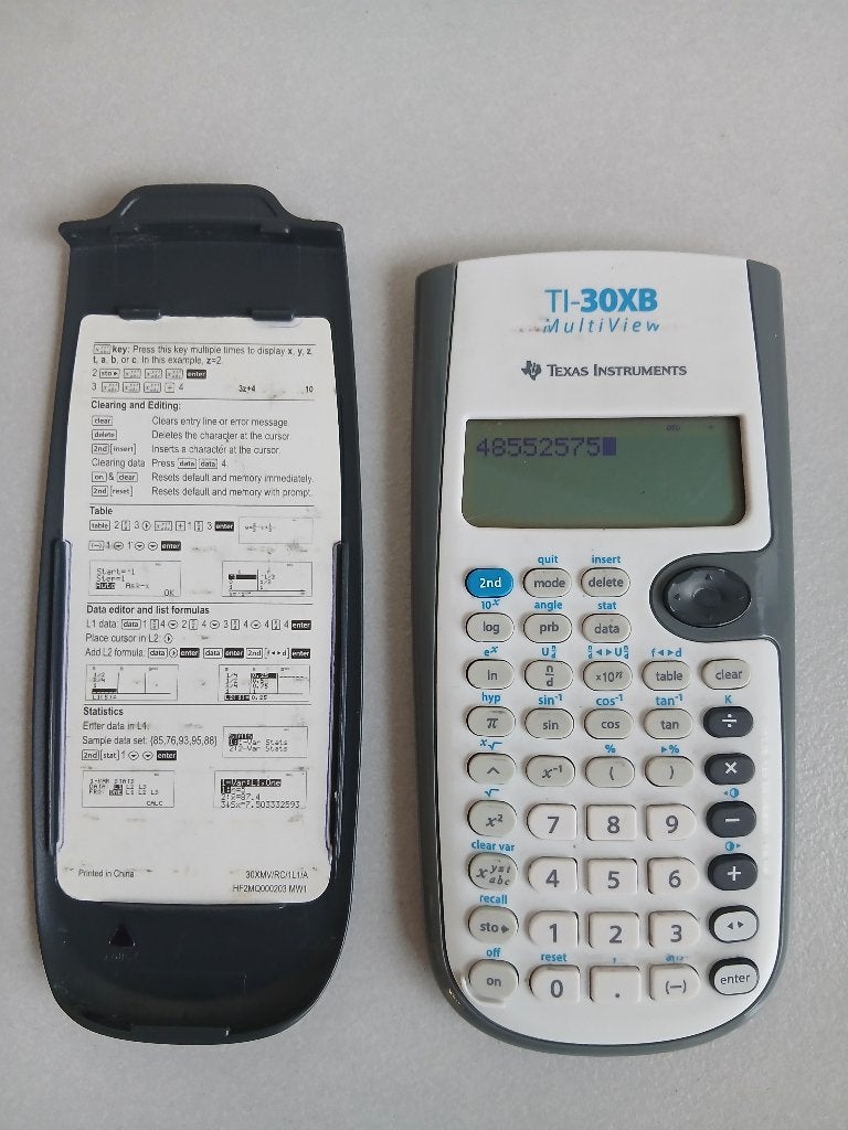 Texas TI 30 XB grafisch rekenmachine, Divers, Calculatrices, Enlèvement, Calculatrices graphique, Utilisé