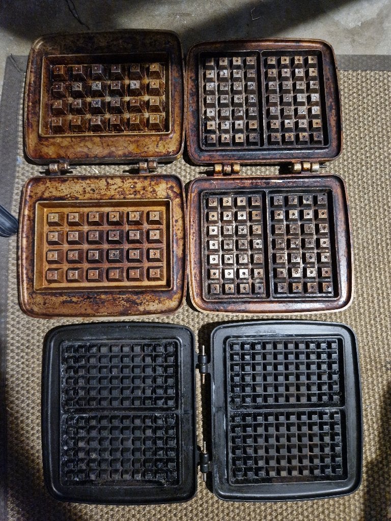 Nova wafelijzer platen, Ophalen, Uitneembare platen, Gebruikt