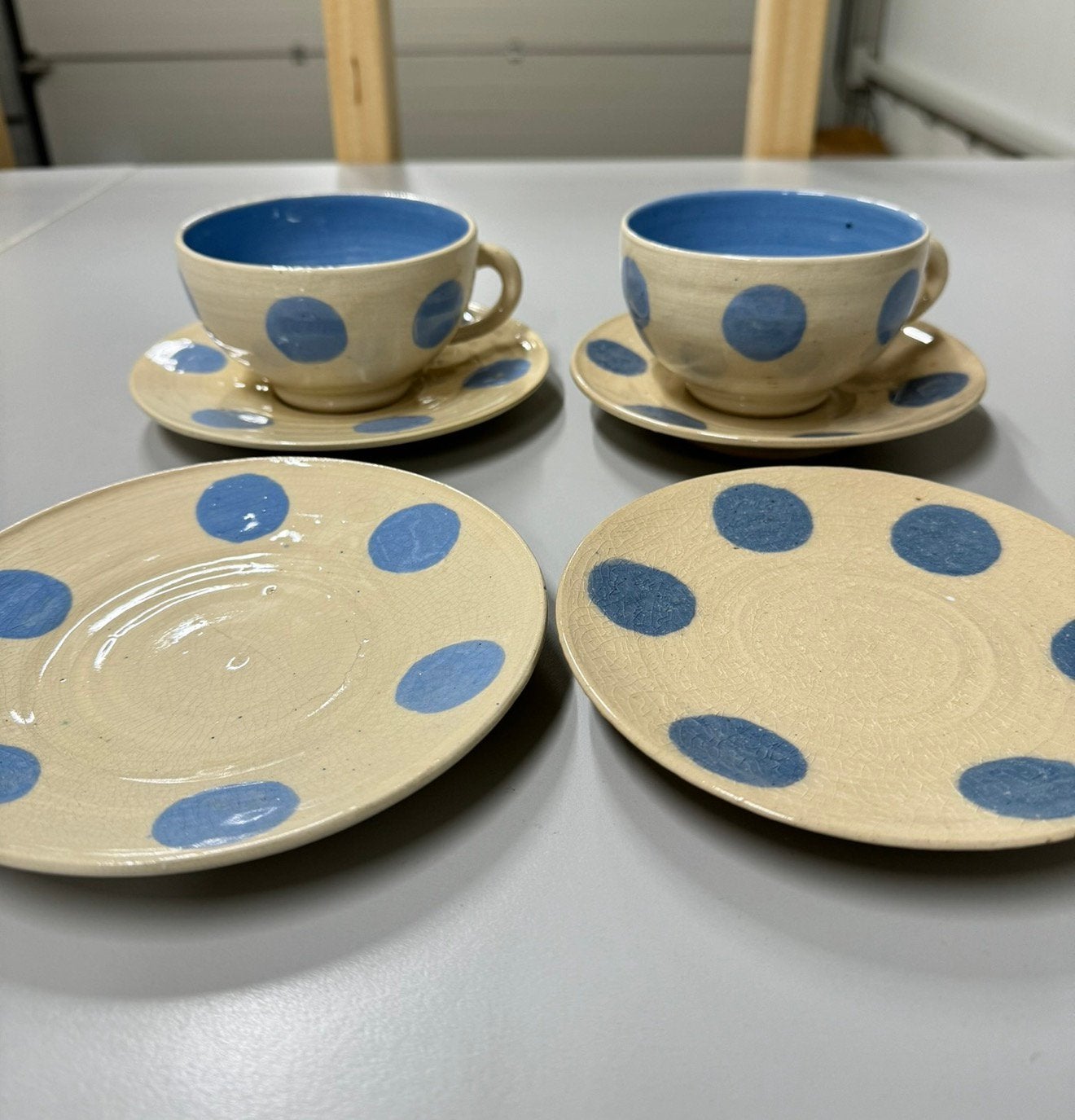 de vaisselle Uk Wheel - Tasses et soucoupes vintage antique, Antiquités & Art, Enlèvement ou Envoi